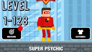 The Superhero League: SUPER PSYCHIC Level 1-128 3 Stars All Levels