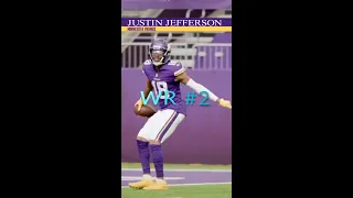 WR #2 Justin Jefferson - Fantasy Football Rankings - Highlights