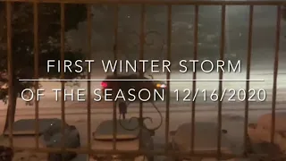 First Big Winter Storm of the year 2020 in PA|| 12/16/2020| | Enjoy the ride and time lapse 😉