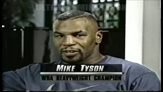 MIKE TYSON INTERVIEW BEFORE HOLYFIELD FIGHT 96’!