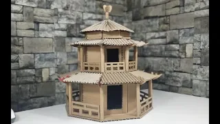 DIY Miniature Temple by Cardboard