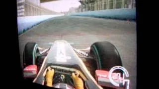 Formula one 2010 Robert kubica Q3 At Valencia with a Crash