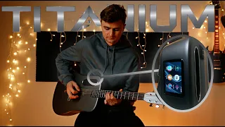 David Guetta - Titanium on Guitar with built-in Touch Screen