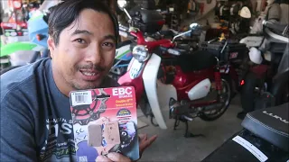 How to: Replace Front Brake Pads on Honda Super Cub C125