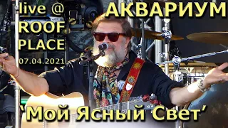 Мой Ясный Свет - Аквариум @ ROOF PLACE, July 4, 2021, St. Petersburg, Russia (БГ, Знак Огня) 4K HD