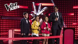 Jorge, Monserrat y Juanse cantaron en la Súper Batalla de Yatra | La Voz Kids Colombia 2018