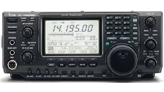 ICOM IC-746PRO после дождика в  четверг (repair)