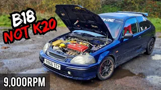 Should You Choose A B18 OVER A K20? *9,000RPM Honda Civic EJ9 Feature*