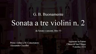G. B. Buonamente - Sonata a tre violini n 2
