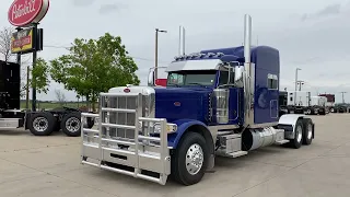 2023 Peterbilt 389 - Viper Blue - Cummins 605/2050, 18 spd., 3:36 gears.