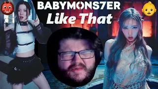 🔥 BABYMONSTER ALREADY DROPPED SOTY?! 🔥 BABYMONS7ER 'LIKE THAT' Lyrics REACTION + MONSTERS Intro