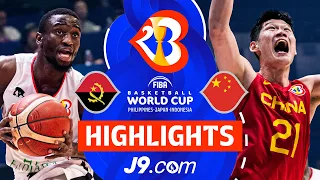 Angola 🇦🇴 vs China 🇨🇳 | J9 Highlights | FIBA Basketball World Cup 2023