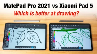 Xiaomi Pad 5 vs Huawei MatePad Pro 2021 (drawing comparison)