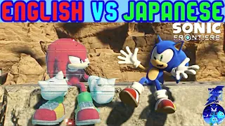 Sonic Frontiers Cutscene Comparison: Knuckles Explains About His Tribe (English VS Japanese CC)