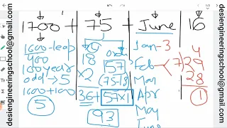 What was the day of the week on 16th July, 1776? || Aptitude on CALENDAR||