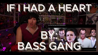 THESE VOICES MIX SO WELL!!!!! Blind reaction to Bass Gang - If I Had A Heart Ft. Ekaterina Shelehova