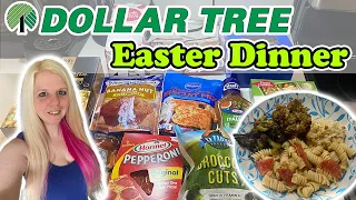 $14 Dollar Tree Easter Dinner | Quick Easy Holiday Meal🐰