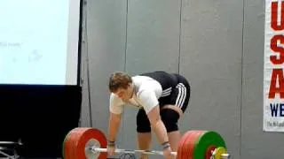 Caleb Ward 203kg Clean and Jerk - 2010 Arnold Classic