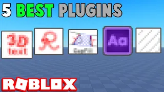 5 BEST ROBLOX Plugins For Building!