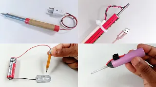 How to make soldering iron - 4 Easy way to make soldering iron at home | 4 Super Invention