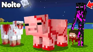 Testando Mobs assustadores do Minecraft que são realmente reais O FILME