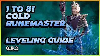 Last Epoch | 1 to 81 Cold Runemaster | Leveling Guide | 0.9.2