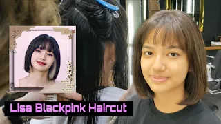 Lisa black pink haircut inspiration | short haircut