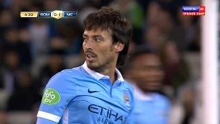 David Silva vs Roma (N) 2015-2016 Preseason Friendly HD