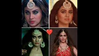 Naagin 1 vs Naagin 3 vs Naagin 5 vs Naagin 6.Same kind of photos of all Naagin season. #naagin