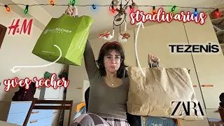 MEGA HAUL PER LE FESTE: stradivarius, zara, h&m, tezenis, yves rocher... || CC