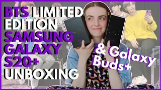 Galaxy X BTS: Unboxing Samsung Galaxy S20+ and Buds+ BTS Edition | Hallyu Doing