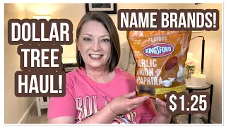 DOLLAR TREE HAUL | ALL NEW FINDS | $1.25 | BRAND NAMES | I LOVE THE DT😁 #haul #dollartree