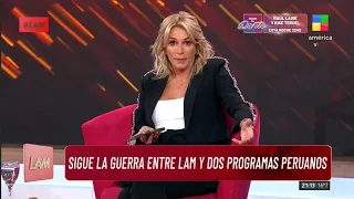 La filosa respuesta de Yanina Latorre a un conductor peruano