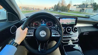 Mercedes-Benz C-Class W205 [1.6 C160 129 HP] | Test Drive #53 | POV Driver. TV