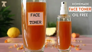 Homemade natural skin toner || How to make your own facial toner at home