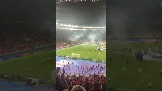 Liverpool Fans Staying Behind to Applaud Players Post-Match Champions League Final 2018 Kiev