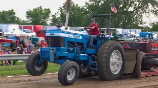 12,000 LB Farm Stock Tractor Pulling 2021 Dale Lowe Memorial Pull. Burney, IN