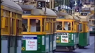 Speeding through Melbourne 30 years ago.