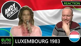 ANDY REACTS! WINNER - Luxembourg Eurovision 1983 (Corinne Hermes) REACTION!