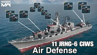 new JRNG-6 CIWS Airdefense Alpha test : Modern Warships