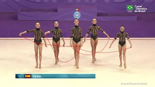 Team Spain RGG 5 Ropes Final FIG Rhythmic Gymnastics Junior World Championships 2023