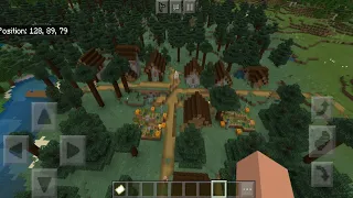 Minecraft seed taiga village at spawn