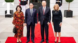 LIVE: President Biden welcomes Japanese prime minister to White House