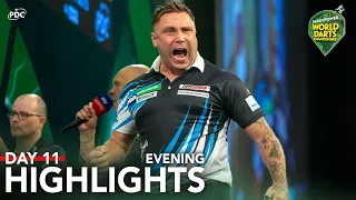 BIG UPSET! Day 11 Evening Highlights - 2023/24 Paddy Power World Darts Championship