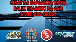 ABS-CBN SHOW BALIK NA SA PAGPAPASAYA NG MGA KAPAMILYA FANS! BALIK TRABAHO AT TAPING NA ULIT...❤️💚💙