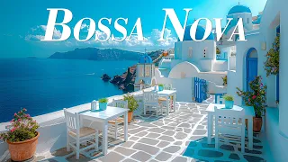 Summer Bossa Nova Jazz Music for Good Mood Start the Day - Santorini Coffee Shop Ambience