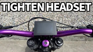 How To Tighten Your E-Moto Headset // E-Ride Pro, Talaria, Surron