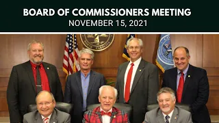 November 15, 2021 - Dare County Board of Commissioners Meeting