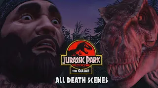 Jurassic Park The Game - All Death Scenes Compilation (When Dinos Attack)