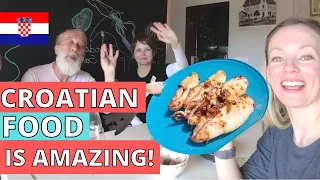 Preparing an AUTHENTIC CROATIAN MEAL with Andrea Pisac! Squid, swiss chard and potatoes!
